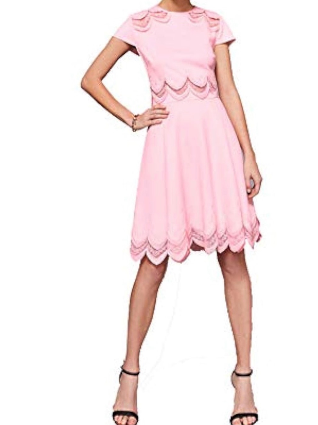 Ted Baker London Rehanna Skater Dress Baby Pink Size 3 Tb Usa 8